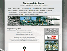 Tablet Screenshot of baumwollarchives.com